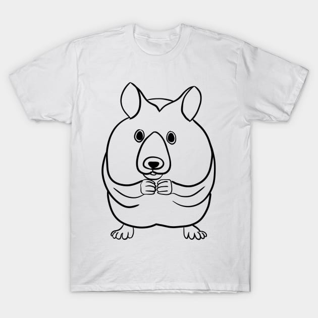 Stick figure hamster T-Shirt by WelshDesigns